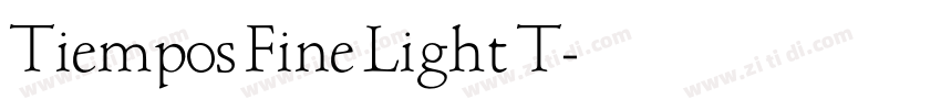 Tiempos Fine Light T字体转换